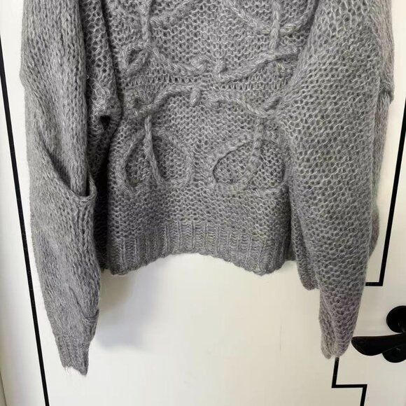 Loewe Anagram open-knit mohair-blend sweater - Picture 7 of 13